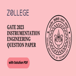 GATE 2023 Question Paper with Answer Key PDF for Instrumentation Engineering Feb 11 Forenoon Session ZPYP